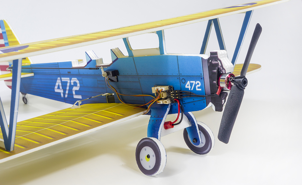 Dancing-Wings-Hobby-E25-Stearman-PT-17-Kaydet-450mm-Spannweite-PP-Material-RC-Flugzeug-Doppeldecker--1982213-8